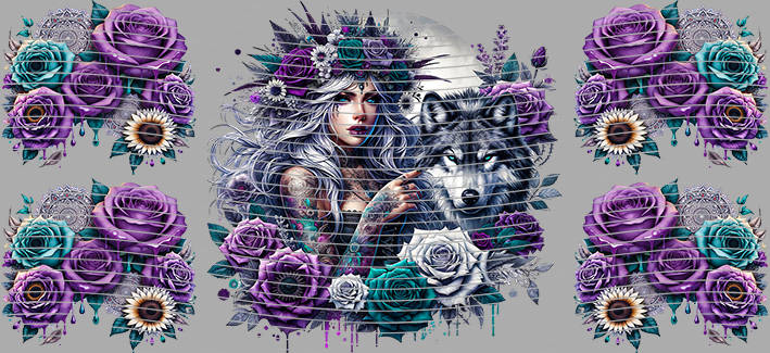 16oz Sunflower Girl-SU-485